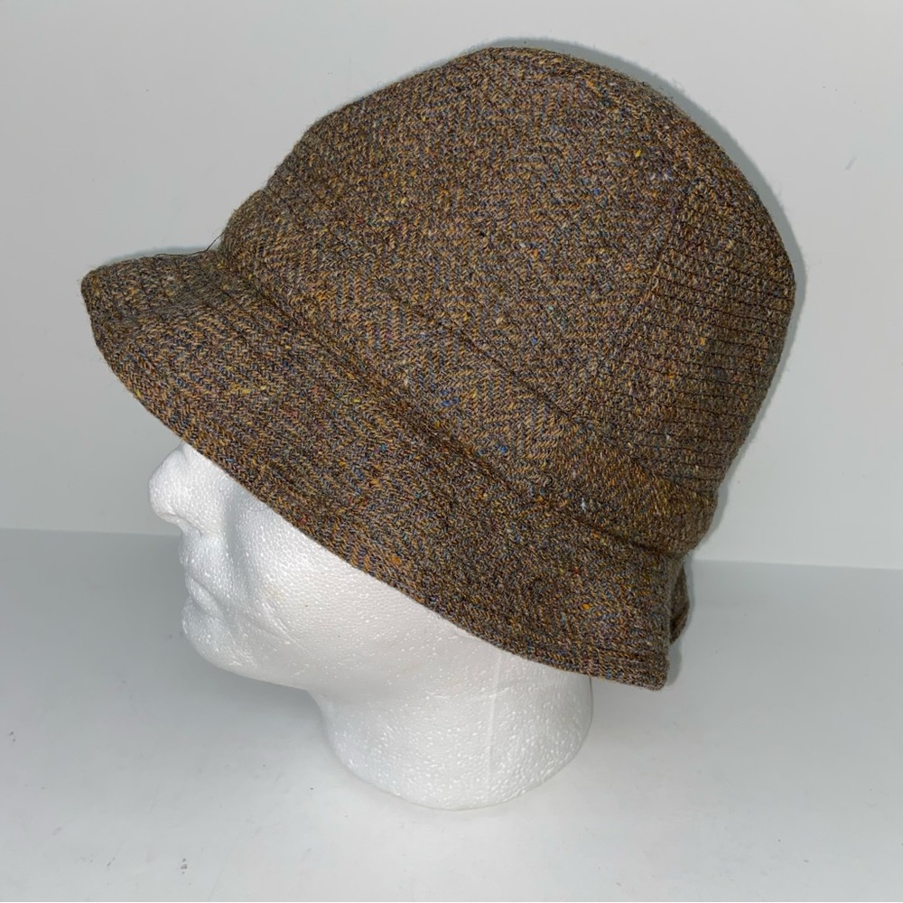 Jonathan Richard Hat Mens Medium 7.5 Donegal Tweed Walking Bucket Wool Ireland